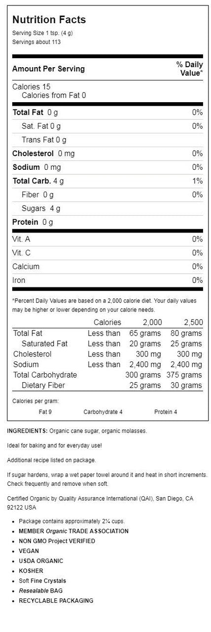 Woodstock Brown Sugar (12x16 Oz)