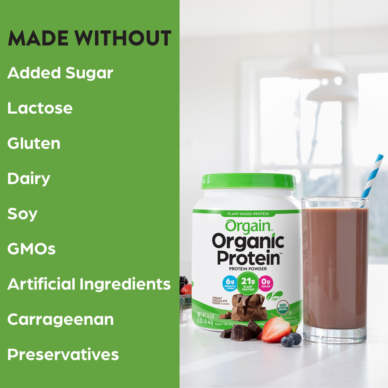 Orgain Creamy Chocolate Fudge (1X1.02 Lb  )